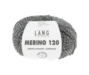 Pelote de laine à tricoter MERINO 120 - Lang Yarns