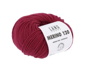 Pelote de laine à tricoter MERINO 120 - Lang Yarns