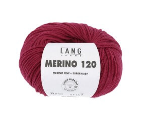 Pelote de laine à tricoter MERINO 120 - Lang Yarns