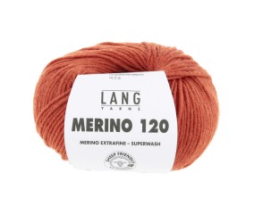 Pelote de laine à tricoter MERINO 120 - Lang Yarns