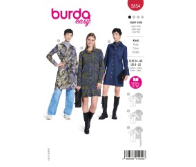 Patron Burda n°5854 : Robe