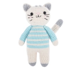 Kit crochet amigurumi Chat - 9 x 12 x 19 cm - Trimits
