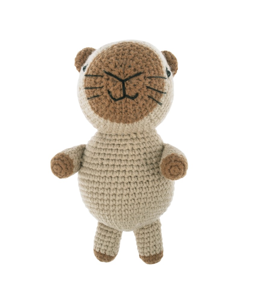 Kit crochet amigurumi Capybara - 10 x 10,5 x 19 cm - Trimits