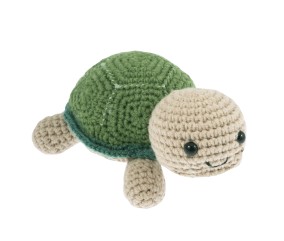 Kit crochet amigurumi Tortue - 8 x 16,5 x 11,5 cm - Trimits