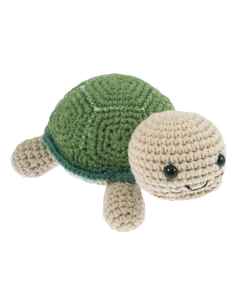 Kit crochet amigurumi Tortue - 8 x 16,5 x 11,5 cm - Trimits