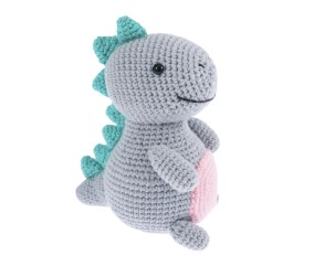 Kit crochet amigurumi Dinosaure - 13 x 8 x 17 cm - Trimits