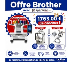 Machine à Broder Semi-Professionnelle Brother PR1060W offre cadeau promotion