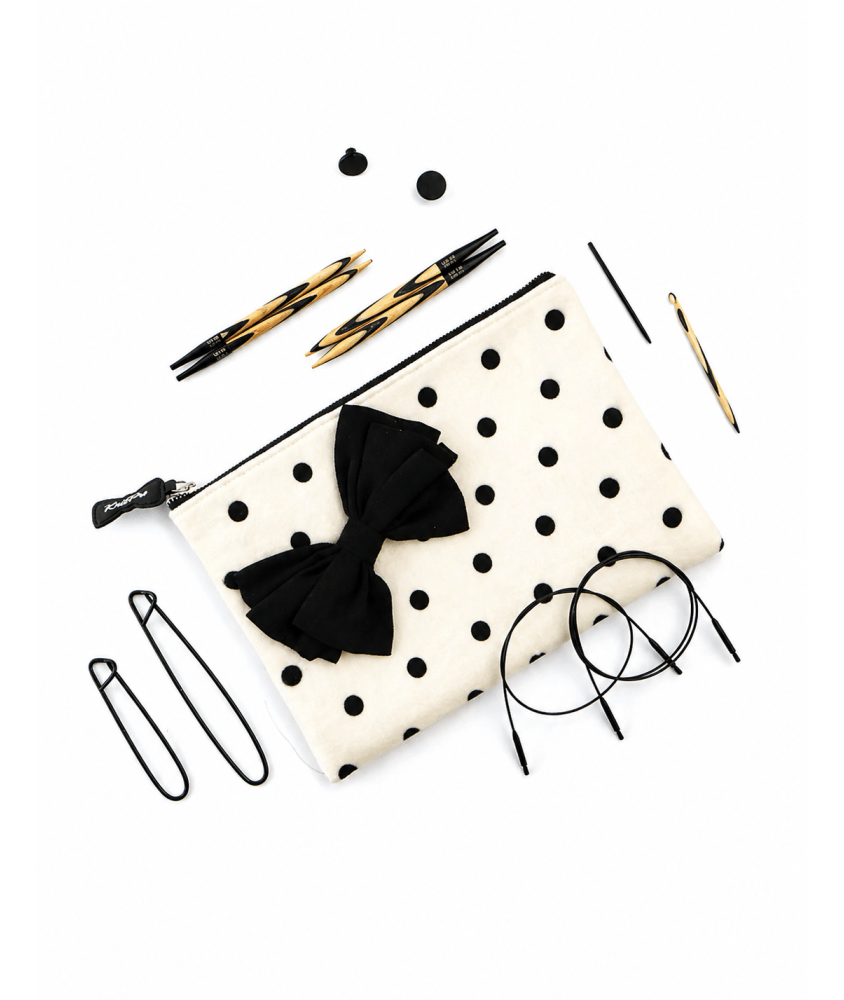 Coffret Cherie - Edition limitee - 10 paires aiguilles circulaires interchangeables - KnitPro