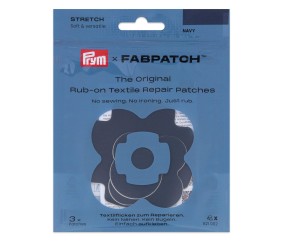Lot de 3 patch FabPatch Rub-on Patch Stretch – Écusson Thermocollant Élastique - Prym - Marine - vue 107