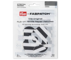 Lot de 3 patchs FabPatch STRETCH DESIGN Rub-on Patch – Prym