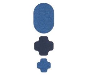 Lot de 3 patchs FabPatch STRETCH DESIGN Rub-on Patch – Prym