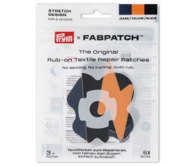 Lot de 3 patchs FabPatch STRETCH DESIGN Rub-on Patch – Prym