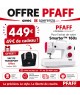 Machine à coudre mécanique PFAFF Smarter 160S – Polyvalence, précision et confort de couture