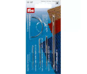 Aiguilles Artisanales Assorties – Maroquinerie, Sellerie, Tapisserie – 5 Pièces - Prym