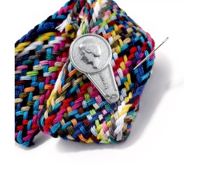 Tresse de Fil à Repriser + Aiguille + Enfile-Aiguille 50 cm - Prym