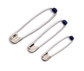 Épingles de Sûreté avec Boule Assorties 34/41/48 mm – Argent prym