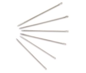 Aiguilles à Coudre le Cuir n°3-7 – 6 Pièces Pointe Triangulaire prym
