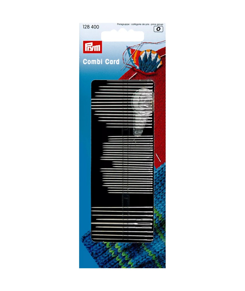 Aiguilles à Coudre Assorties 50 Pièces + Enfile-Aiguille – Chas Doré - Prym
