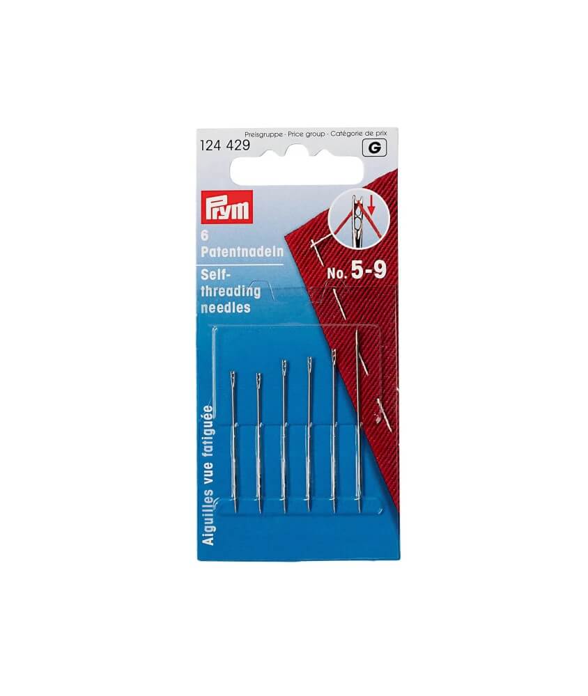 Aiguilles Auto-Enfilantes n°5-9 – 6 Pièces - Prym