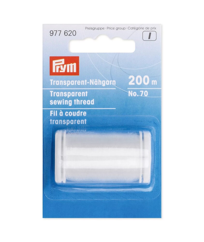 Fil à coudre transparent - 200 m, polyamide - Prym