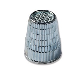 Dé à coudre zinc Prym – antidérapant, argent
