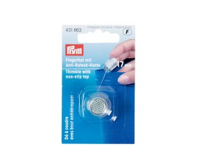 Dés à coudre zinc – antidérapant, argent - Prym