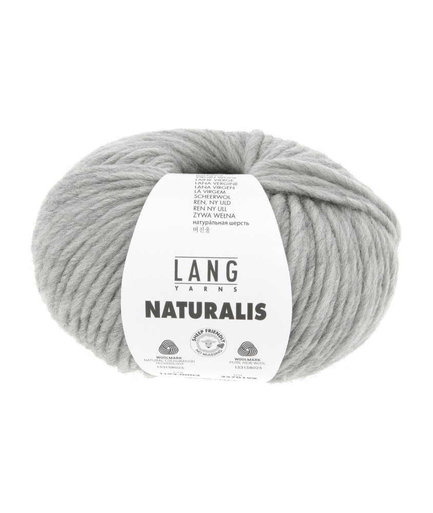 Pelote de laine Mérinos à tricoter Naturalis - Lang Yarns