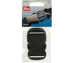 Bouclip Prym Noir – Boucle rapide plastique sac à dos 25/30/40/50mm