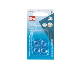 Lot de 4 Canettes Machine à Coudre Crochet Horizontal Ø 21,2 mm - Prym