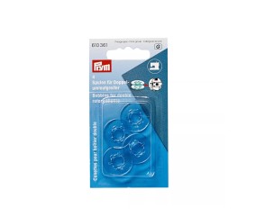 Lot de 4 Canettes Machine à Coudre Tire-Aiguille Double Ø 21,9 mm - Prym