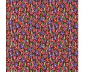 Tissu coton esprit prairie...