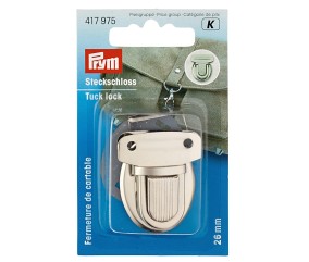 Fermeture de cartable 26 mm Prym - Boucle à clip métal pour sacs et maroquinerie