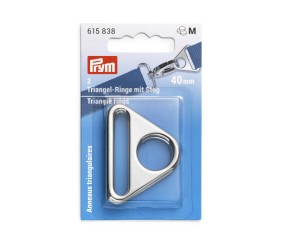 Lot de 2 Anneaux Triangulaire Metal 40 mm - Prym