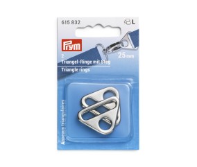 Lot de 2 Anneaux Triangulaire Metal 25 mm - Prym