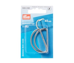 Lot de 2 Demi-Anneau Metal 40 mm - Prym