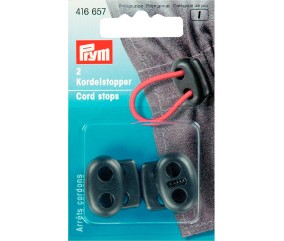 Lots de 2 Arrets cordons 2 trous plastique – Prym