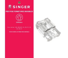 Semelle Pose Fermeture Invisible Attache Clic
