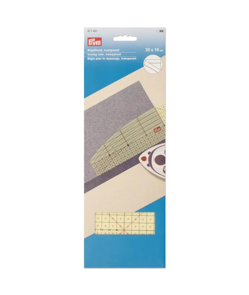 Règle pour le Repassage Transparente 30 × 10 cm - Prym