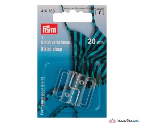 Fermeture clip bikini et ceinture plastique transparent - Prym