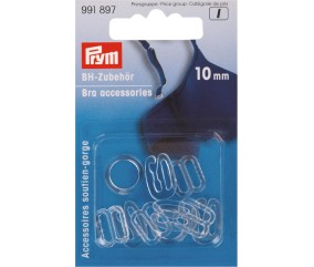 Accessoires pour soutien-gorge plastique transparent Prym – Kit de réparation