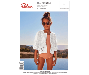 E-MODELE ENFANT - GILET FAUSTINE - PHILDAR