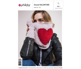 E-MODELE FEMME - SNOOD VALENTINE - PHILDAR