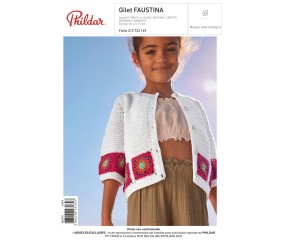 E-MODELE ENFANT - GILET FAUSTINA - PHILDAR