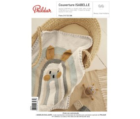 E-MODELE BEBE - COUVERTURE ISABELLE - PHILDAR