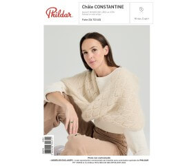 E-MODELE FEMME - CHALE CONSTANTINE - PHILDAR