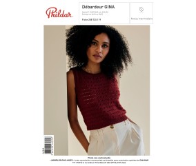 E-MODELE FEMME - DEBARDEUR GINA - PHILDAR
