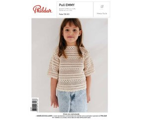 E-MODELE ENFANT - PULL EMMY - PHILDAR