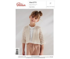 E-MODELE ENFANT - GILET ETTY - PHILDAR