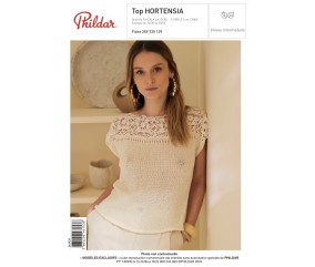 E-MODELE FEMME - TOP HORTENSIA - PHILDAR