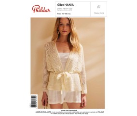 E-MODELE FEMME - GILET HANIA - PHILDAR
